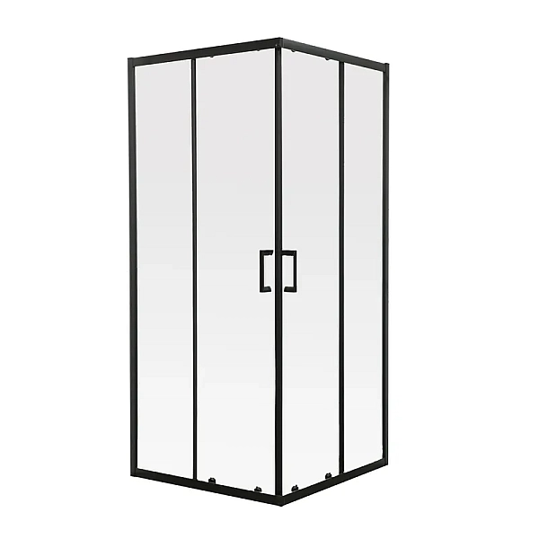 Душова кабіна без піддону Mixxus Premium DIVERSE SC02-90x90x195-TR Black прозоре скло 5мм (MI6862)