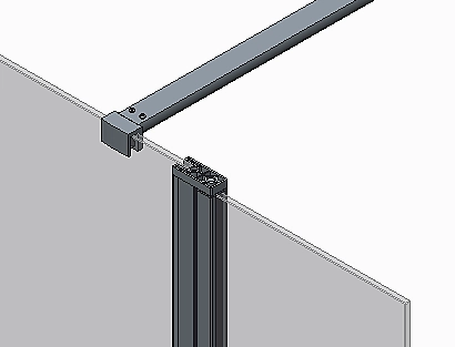 Душова перегородка Koer SR SP03-30x200-TR-01 Walk-In (рух.част) прозоре скло Easy Clean 8мм, хром (KR5399) - Фото - 19