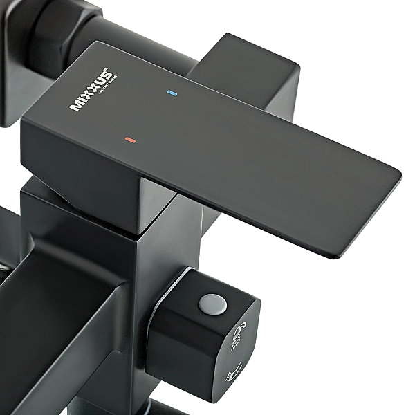 Змішувач для ванни Mixxus KUB-006 чорний (з нерж. сталі) (MI2811) - Фото - 3