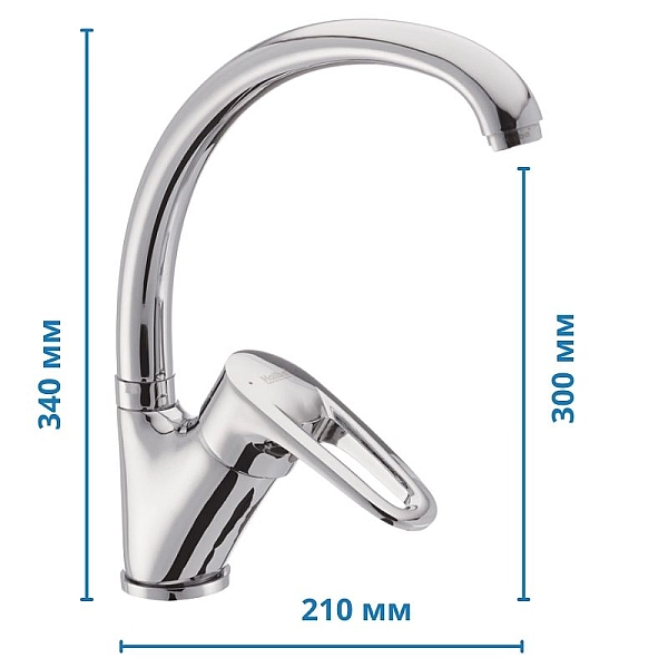 Змішувач для кухні Haiba OPUS 011 (HB0334) - Фото - 3