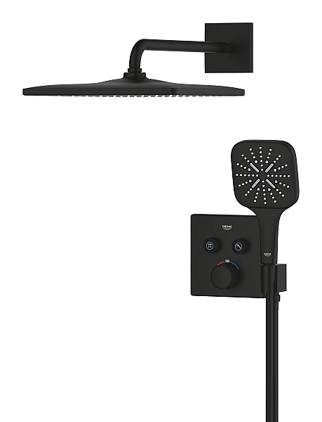 Душовий комплект Grohe Grohtherm SmartControl із Rainshower 310 Mono Cube (34865KF0) - Фото - 2