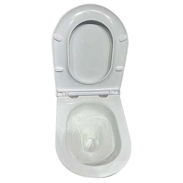 Унітаз підвісний ергономічний Koer TT-0102-T3 520x360x360mm система змиву TORNADO 3.0 (KR5616) - Фото - 5