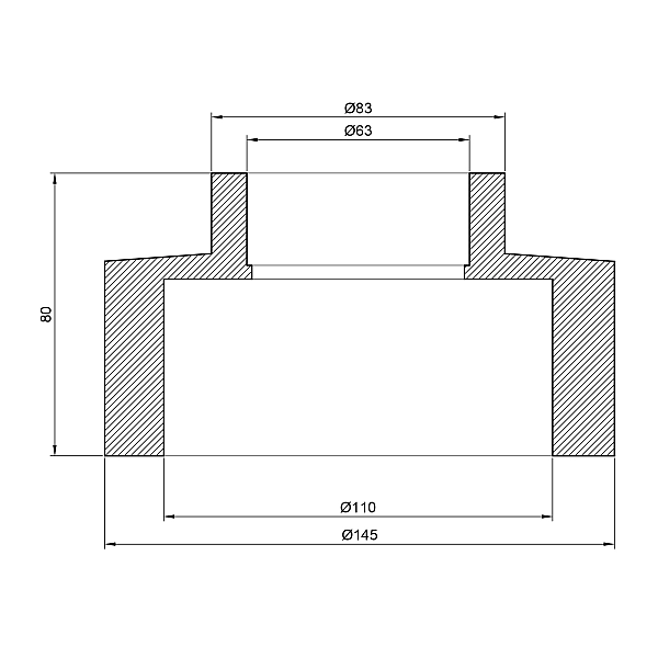 Муфта PPR Thermo Alliance 110х63 - Фото - 2