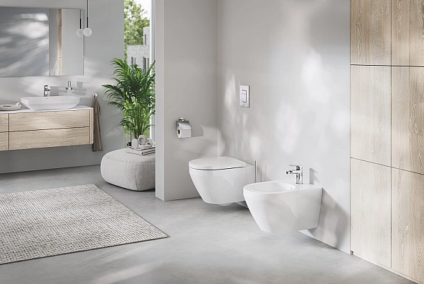 Одноважільний змішувач для біде S-розміру Grohe Cubeo (1018100000) - Фото - 5