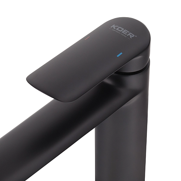 Змішувач для умивальника Koer KB-11028-05 високий (KR5294) - Фото - 7