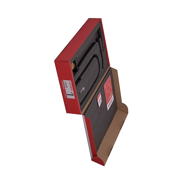 Змішувач для умивальника Koer KB-13007-05 високий (Колір чорний) (KR3445) - Фото - 6