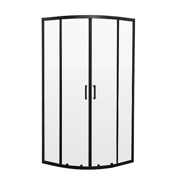 Душова кабіна без піддону Mixxus Premium DIVERSE SC01-90x90x195-TR Black прозоре скло 5мм (MI6860)