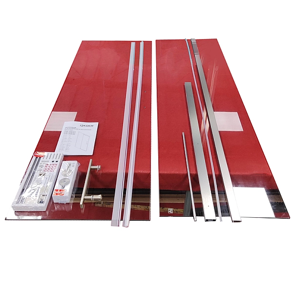 Двері в нішу Koer SR SD01-120x200-TR-01 прозоре скло Easy Clean 8мм, хром (KR5376) - Фото - 27