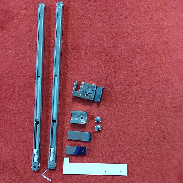 Двері в нішу Koer SR SD01-120x200-TR-01 прозоре скло Easy Clean 8мм, хром (KR5376) - Фото - 14