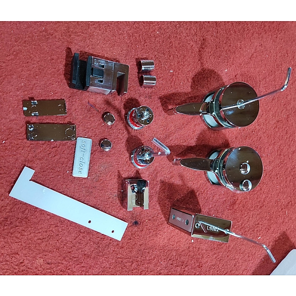 Двері в нішу Koer SR SD01-120x200-TR-01 прозоре скло Easy Clean 8мм, хром (KR5376) - Фото - 3