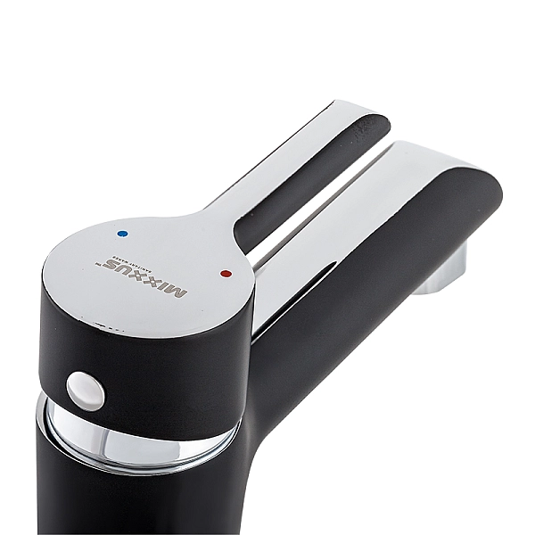 Змішувач для умивальника Mixxus Premium Edem 001 (Black) (MI5838) - Фото - 3