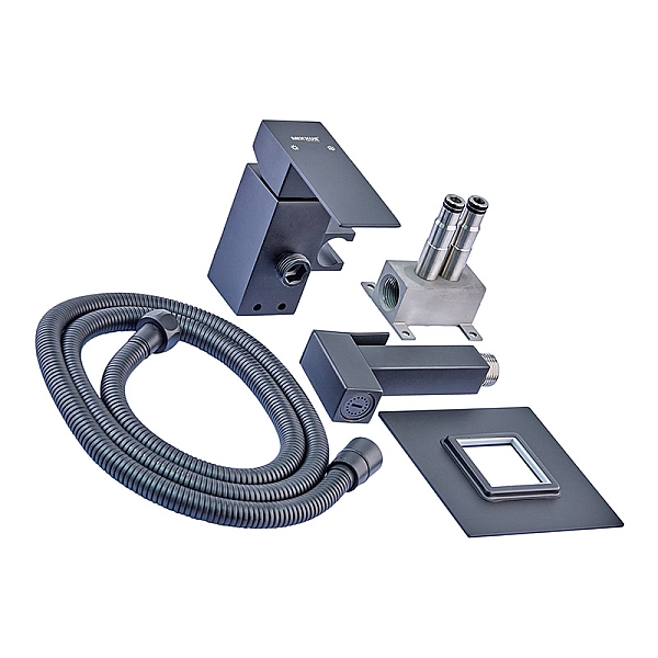 Змішувач для гігієнічного душу Mixxus KUB-333 Black (MI6040) - Фото - 2