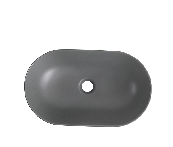 Раковина накладна Mixxus Premium ELLIPSE-0109 GRAY 500x300x140mm (MP6653) - Фото - 7