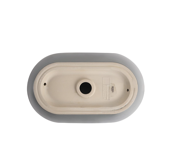 Раковина накладна Mixxus Premium ELLIPSE-0109 GRAY 500x300x140mm (MP6653) - Фото - 9