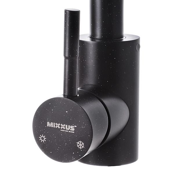 Кухонний змішувач чорний Mixxus SUS 011-2 (SS0003) - Фото - 2
