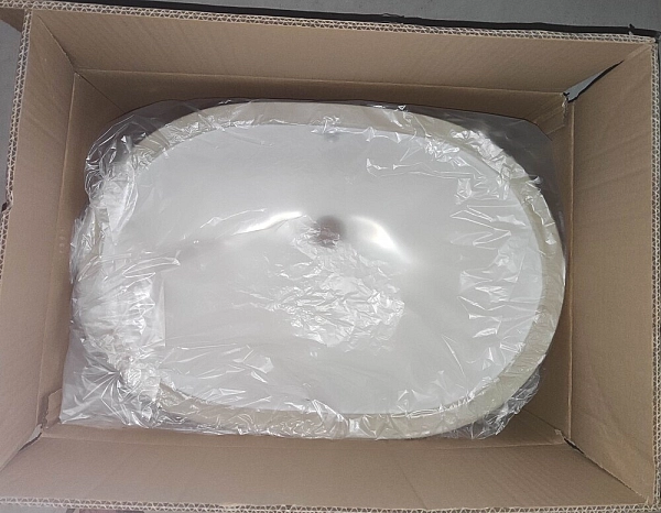 Раковина врізна під стільницю MIXXUS PREMIUM ELLIPSE-1701 570х385х205mm з переливом (MP6566) - Фото - 4