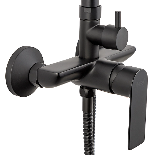 Душова колона із змішувачем Haiba Alex 003-J Чорна (HB3940) - Фото - 3