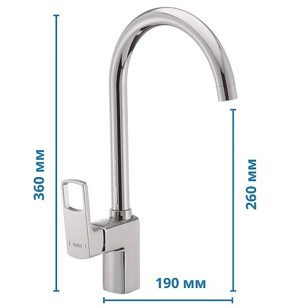 Змішувач для кухні Haiba FENIX 017 (HB0935) - Фото - 2