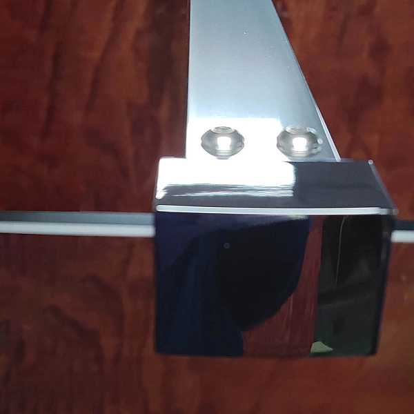 Душова перегородка Koer SR SP03-120x200-TR-01 Walk-In прозоре скло Easy Clean 8мм, хром (KR5398) - Фото - 35