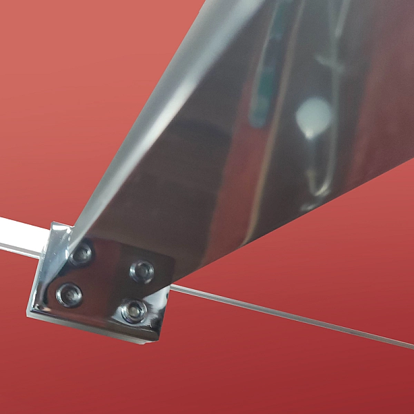 Душова перегородка Koer SR SP03-120x200-TR-01 Walk-In прозоре скло Easy Clean 8мм, хром (KR5398) - Фото - 15