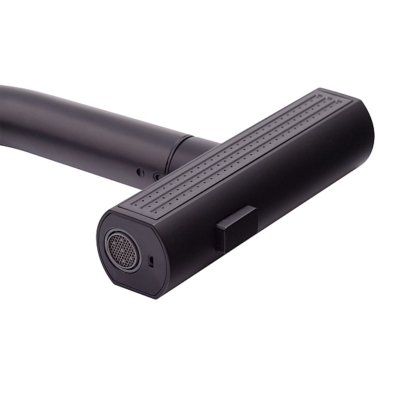 Змішувач для кухні з висувним виливом Mixxus Premium HAMMER 014 BLACK (MI6954) - Фото - 9