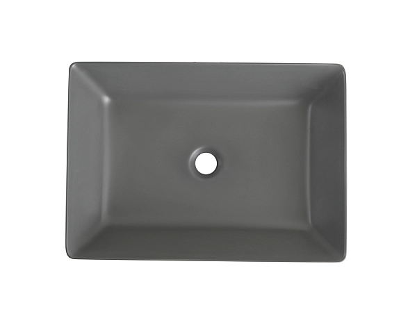 Раковина накладна Mixxus Premium QUADRO-0108 GRAY 550x390x145mm (MP6652) - Фото - 2