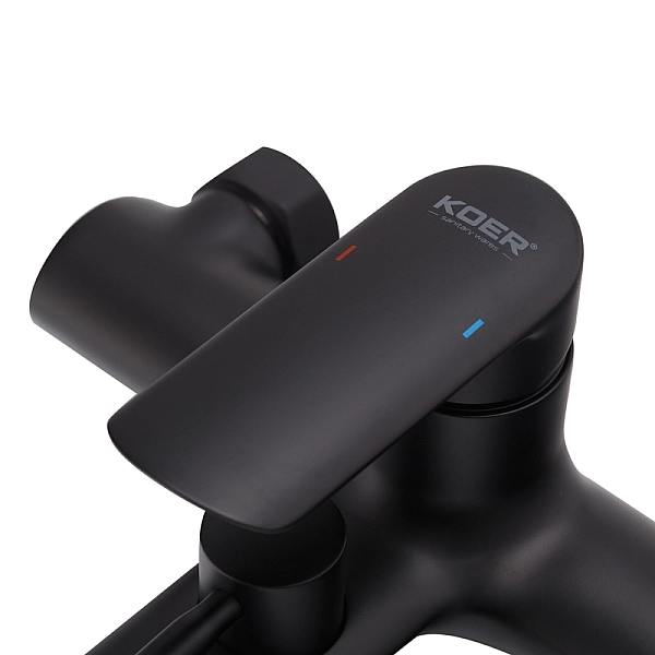 Змішувач для ванни з коротким виливом Koer KB-40028-05 (KR5306) - Фото - 5