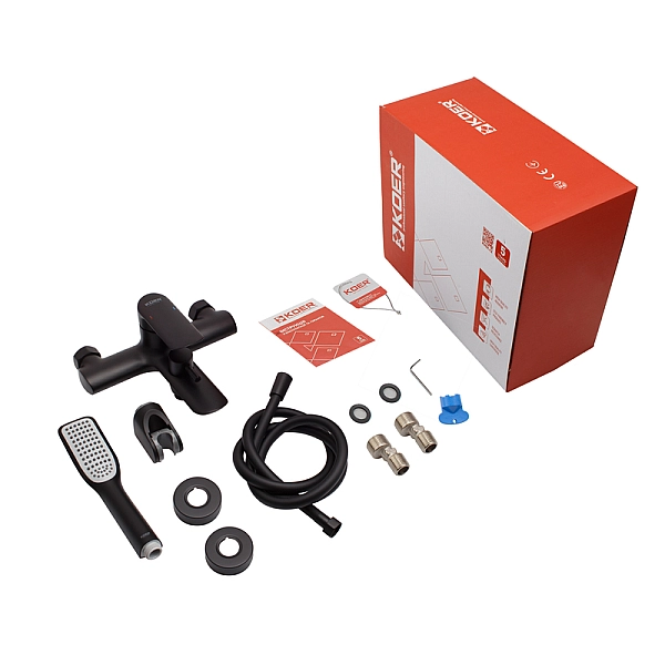 Змішувач для ванни з коротким виливом Koer KB-40028-05 (KR5306) - Фото - 3