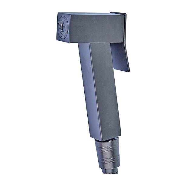 Настінний змішувач із гігієнічним душем Mixxus KUB-222 Black (MI6019) - Фото - 3