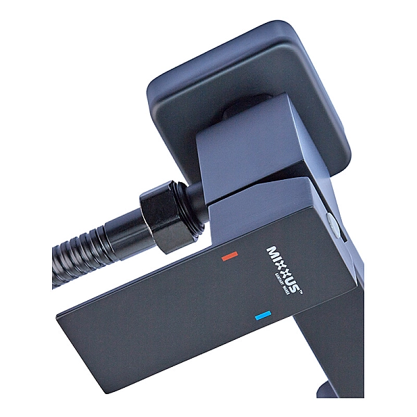 Настінний змішувач із гігієнічним душем Mixxus KUB-222 Black (MI6019) - Фото - 2