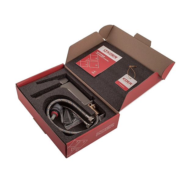 Змішувач для умивальника Koer KB-10031-07 (KR5432) - Фото - 5