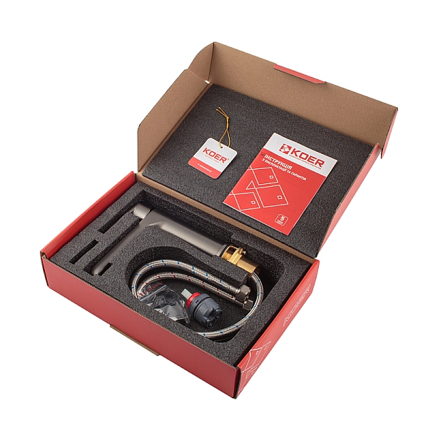 Змішувач для умивальника Koer KB-10030-07 (KR5426) - Фото - 8