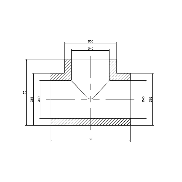 Тройник PPR Thermo Alliance 40 - Фото - 2