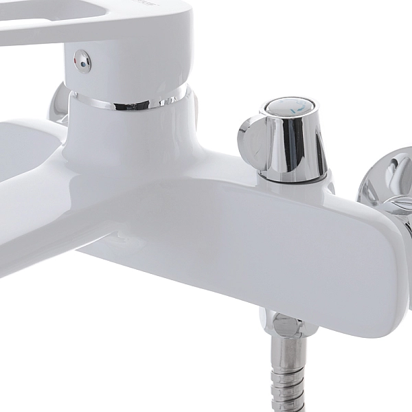 Змішувач для ванни з коротким виливом MIXXUS NEVADA 009 EURO Білий (MI5800) - Фото - 3