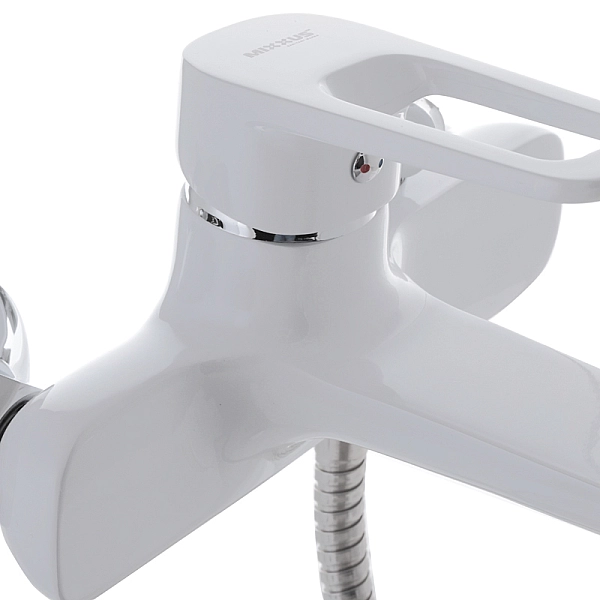 Змішувач для ванни з коротким виливом MIXXUS NEVADA 009 EURO Білий (MI5800) - Фото - 2