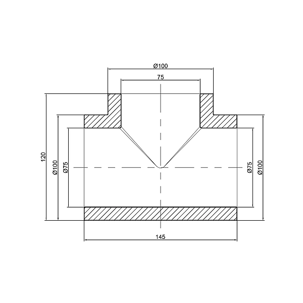 Тройник PPR Thermo Alliance 75 - Фото - 2