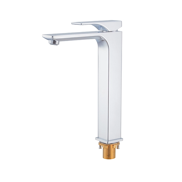 Змішувач для умивальника Koer KB-11010-01 високий (Колір хром) (KR3482) - Фото - 2