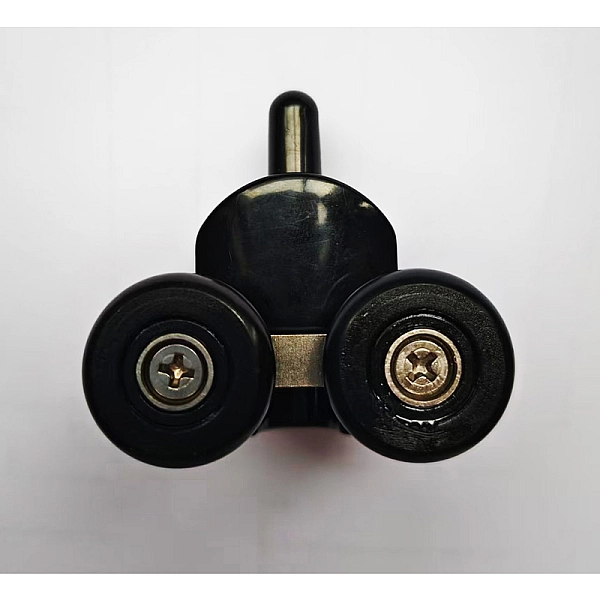 Ролики для душових кабін подвійні колеса MIXXUS PREMIUM ROLLERS SCP02-1 BLACK нижні (23mm для DIVERSE SC01,SC02,SD01) (MI7164) - Фото - 2