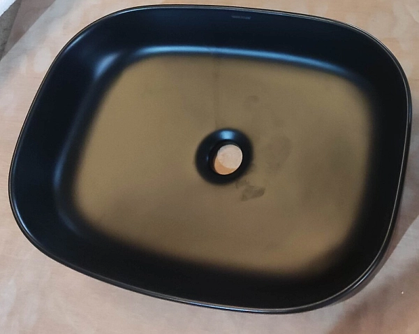 Раковина накладна Mixxus Premium BEVEL-0103 BLACK 510х370х120mm (MP6520) - Фото - 7