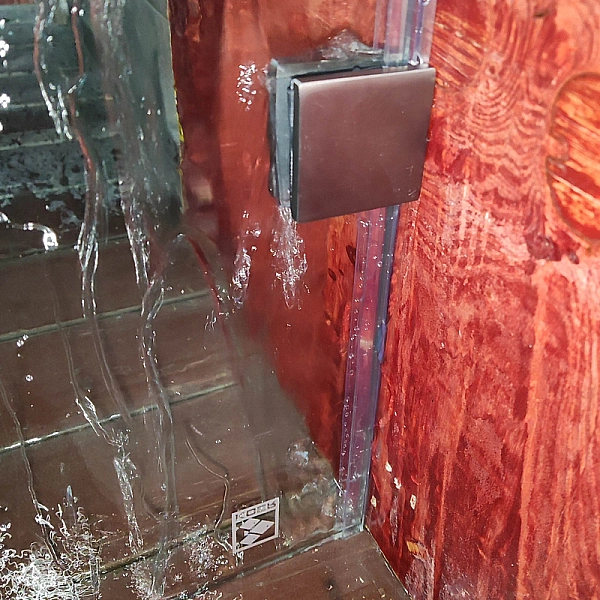 Бічна стінка до кабіни Koer SR SW04-90x200-TR-07 прозоре скло Easy Clean 10мм, графіт (KR5391) - Фото - 14