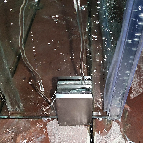 Бічна стінка до кабіни Koer SR SW04-90x200-TR-07 прозоре скло Easy Clean 10мм, графіт (KR5391) - Фото - 26