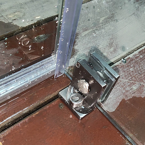 Бічна стінка до кабіни Koer SR SW04-90x200-TR-07 прозоре скло Easy Clean 10мм, графіт (KR5391) - Фото - 46