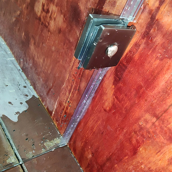 Бічна стінка до кабіни Koer SR SW04-90x200-TR-07 прозоре скло Easy Clean 10мм, графіт (KR5391) - Фото - 33