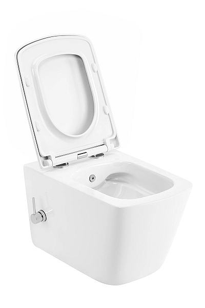 Унітаз-біде підвісний Mixxus Premium QUADRO-1301-R 510x350x345mm система змиву RIMLESS (MP6658) - Фото - 5