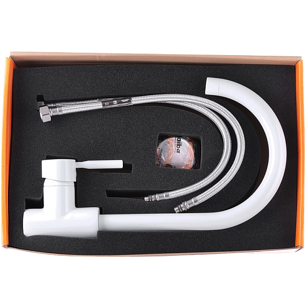 Змішувач для кухні Haiba HANS 011 білий (HB0165) - Фото - 2