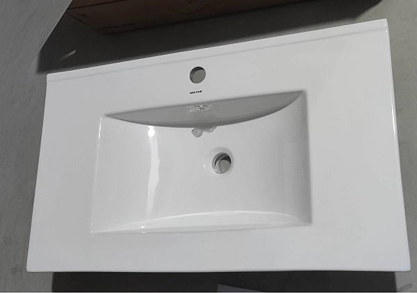 Раковина меблева Mixxus Premium CUBIC-1503 810х460х170mm з отвором під змішувач та переливом (MP6497) - Фото - 3