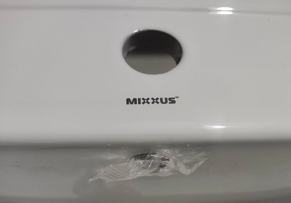 Раковина меблева Mixxus Premium CUBIC-1503 810х460х170mm з отвором під змішувач та переливом (MP6497) - Фото - 2