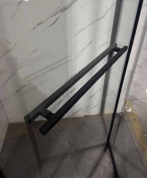 Душова кабіна без піддону Mixxus Premium Quadro SC01-90x90x195-TR Black прозоре скло 6мм (MI8292) - Фото - 19