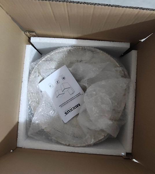 Раковина накладна Mixxus Premium WAVE-0103 MARBLE 380х380х170mm (MP6532) - Фото - 5