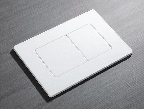 Панель змиву KOER KT-0602-03 пластикова, кнопка квадратна (KR5180) - Фото - 3